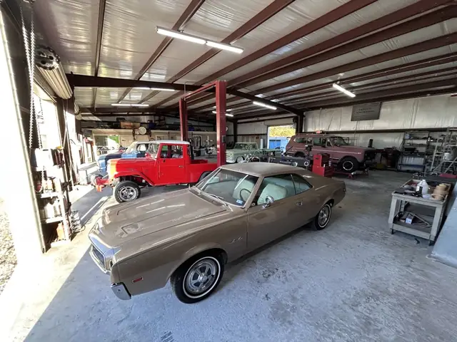 Restored vehicle in the shop at Lefty's Auto Crafters near Cypress